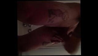 Video 1597747515: stroking big cock, cum