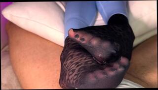 Video 1626198653: feet foot fetish toes, nylon feet foot job, nylon foot job cum, amateur foot fetish, nylon socks foot job, 60fps amateur