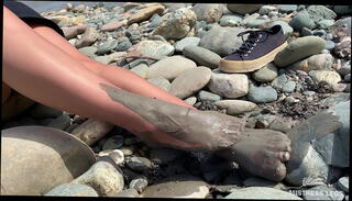 Video 1623829425: feet foot fetish toes, nylon feet pantyhose, mistress nylon feet, foot fetish soles feet, barefoot foot fetish, closeup foot fetish, mistress dirty feet, nylon pantyhose legs, nylon pantyhose face, nylon feet close, nylon goddess, outdoor foot fetish, female foot fetish
