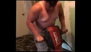 Video 644930595: jack hammer, big natural tits solo, solo boy big