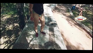 Video 1590262235: big ass wife, tattooed wife, wife outdoor