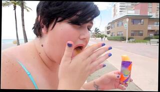 Video 153641705: busty bbw sucks, boobs chubby milf, fat booty milf, cock sucking busty, booty plumper, curvy booty, busty cream, busty beach