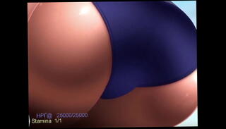Video 1656731635: tiny little ass, tiny ass big, big ass anime, giantess animation, tiny brunette, ass crush