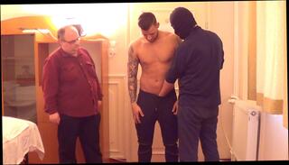 Video 1653495621: bdsm master slave, slave cock milking, master feet slave, gay feet slave, uncut cock milking, cock milking handjob, uncut cock big cumshot, master white slave, muscular slave, european slave, tattooed slave, young slave, slave hd, big younger cock