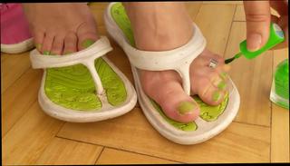 Video 956675004: teen foot fetish, amateur foot fetish, toes flip flops, latin foot fetish, foot fetish european, flip flop cum