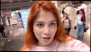 Video 1606624504: pov facial, red head pov, public pov, dirty street, dirty face