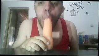 Video 1663007005: dildo deep throat sucking, deep throat dildo blowjob, shemale sucks dildo, big tits sucking dildo