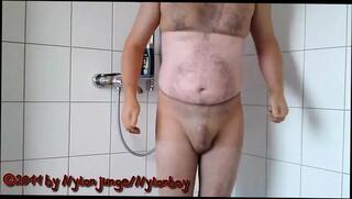 Video 1618963001: crossdresser nylon feet, nylon pantyhose fetish, feet fetish solo, cock pantyhose nylon, nylon pantyhose masturbation, pantyhose nylon gay, amateur crossdresser solo, milk fetish, nylon gay man, solo bathroom masturbation, fetish gay men, daddy fetish