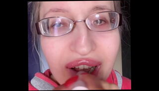 Video 1654253575: long nail fetish, lip fetish, giantess fetish, eating fetish, fetish pink, face fetish, fetish big