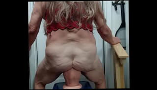 Video 1655185025: anal slut dildoing, giant anal dildo, wide dildo