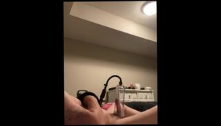 Video 1620021003: solo pumped, penis pump masturbation, amateur solo male masturbation, pump play