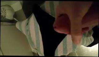 Video 170790701: wife's dirty panties, dirty bathroom, busting nut, man gay