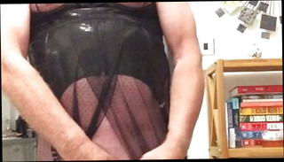 Video 1568716501: crossdresser wanking, gay crossdresser, british crossdresser, stockings wanking