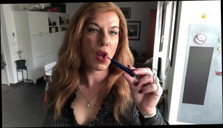 Video 951076565: shemale crossdresser, crossdresser girl, crossdresser smoking