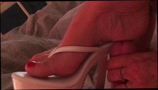 Video 1567889221: flip flops shoejob, heels shoejob, straight