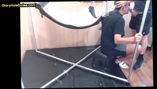 Video 1607557034: gloryhole anal, huge gloryhole, cock deep throat blowjob, throat big cock blowjob, glory hole deep throat