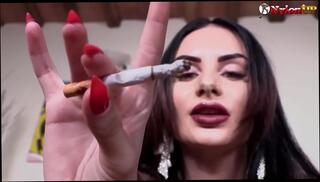 Video 1030754315: joi femdom goddess, nylon feet pantyhose, nylon pantyhose high heels, goddess domination, bdsm goddess, nylon orgasms, smoking goddess, brunette goddess