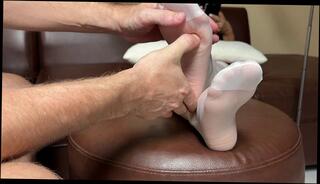 Video 1654570493: nylon pantyhose foot, pantyhose fetish nylon soles, nylon feet pantyhose, nylon foot slave, goddess foot slave, mistress nylon feet, feet massage foot, amateur foot massage, asian pantyhose feet, japanese pantyhose foot, foot fetish petite, nylon rubbing
