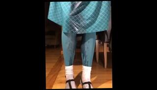 Video 1590374633: amateur crossdresser solo, pee desperation pissing, crossdresser schoolgirl, crossdresser feet, solo male pee, solo amateur trans, pee desperation wetting, pee socks, crossdresser tight