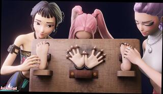 Video 1656310951: 3d animation bdsm, bdsm femdom bondage, fetish feet femdom, 3d anime girl, 3d anime sex, hd 3d animation, feet tickling fetish, femdom lezdom, pop fetish, anime straight, feet tied tickled