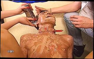 Video 1620396351: bondage domination bdsm, wax torment, bdsm wax play, slave double, domination threesome, dominates straight, extreme torment, bizarre bondage