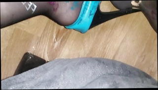 Video 1411989001: nylon feet heels, pissing sissy, slutty sissy, gay man pissing, pissing hd