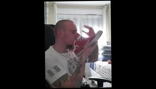 Video 1594624653: solo gay amateur, solo gay male, licking solo, slave, sniff lick