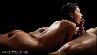 Video 1581479584: oiled penetrated, deep oil, brunette deep throats cock, deep throat big cock, handjob deep throating, deep throat hd
