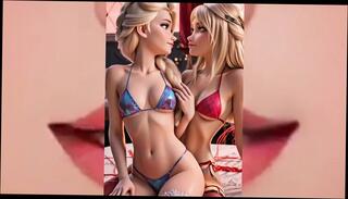 Video 1666110541: straight girl, barbie girl, girls together, girls hd