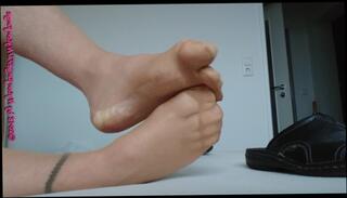 Video 778637503: feet foot fetish toes, toe pantyhose foot, nylon pantyhose foot, crossdresser nylon feet, fetish male feet foot, pov nylon foot, foot fetish solo, amateur crossdresser solo, home alone foot fetish, german nylon feet, hairy male solo, softcore pov, bed foot