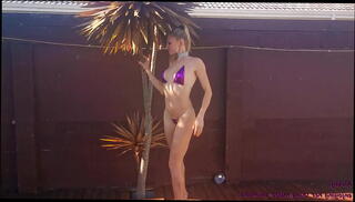 Video 1110863895: sexy string bikini, model