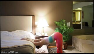 Video 1595319445: large labia milf, cameltoe milf, nude milf, milf porn, yoga cameltoe, shaved labia, brunette milf yoga