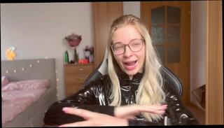 Video 1625251233: bdsm domination, latex fetish, domination pov, mature dominant woman, pov blonde amateur, domination play