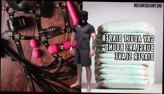 Video 1600797283: fetish gay solo, diaper slave, bound slave, fetish amateur gay, fetish male gay