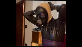 Video 1593639825: latex fetish, latex amateur, wearing tight latex, latex lovers