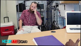Video 807025255: interracial rimjob, interracial oral cock, interracial gay cock, interracial blowjob oral, takes cock doggy style, deep doggy style, guy doggy style, interracial office, bearded cock