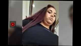 Video 1590990795: girl milk tits, milk inside, pink tits