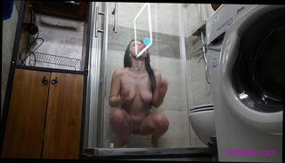 Video 1622043185: solo dildo masturbation orgasm, solo girl dildo ride, riding big dildo solo, big tits riding dildo, brunette rides big dildo, horny teen cums, teen takes cum, horny taking shower