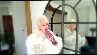 Video 65688604: mature milf cougar, mature milf toys, dutch milf, high boots toying, high heels toying, big black toy