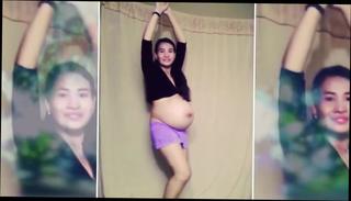 Video 793606704: pregnant babe teases, pregnant asian babe, pregnant dance