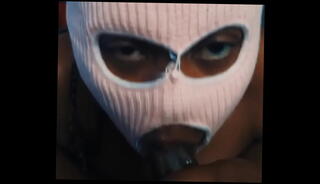 Video 1510484415: masked wife blowjob, husband wife, husband head, ebony wife