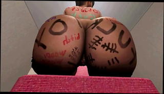 Video 1570596571: cartoon girl, butt girl, straight girl, hungry butt