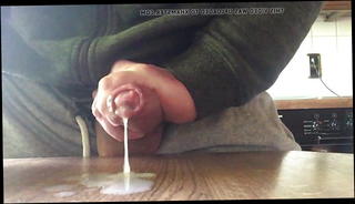 Video 1571300981: gay big cumshot, cumshot close, kitchen wank