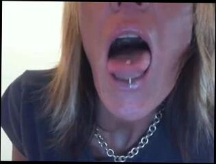 Video 157783201: pierced amateur, straight amateur, pierced tongue, mouth pierced, pierced blonde, amateur close