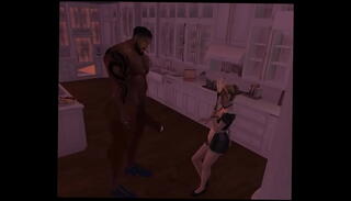 Video 1595385165: interracial cuckold, maid interracial, interracial kitchen, horny maid, horny brown