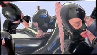 Video 1632015733: anal plug doggy, latex catsuit, latex fetish, hardcore blowjob doggy cumshot, latex pussy licked, anal deep throat doggy, plugs anal toy, anal plug cum, amateur anal plug, latex mask blowjob, huge pussy plug, latex mouth