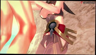 Video 1656639725: manga anime hentai 3d, busty 3d anime, anime toon, pov, pink hair blowjob