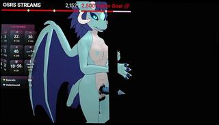 Video 1664754623: cartoon furry, trans furry, furry game, naked