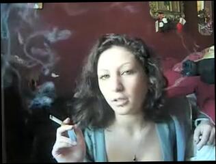 Video 271071204: smoking fetish solo, webcam solo female, webcam brunette solo, horny amateur smoking