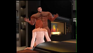 Video 1602549135: foot cuckold, interracial cuckold, foot ball cock, interracial monster cock, cuckold cumshot, redhead wife, wife huge, wife rough